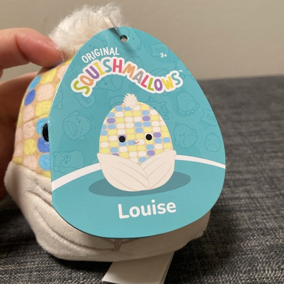 NWT! 3.5” Louise the Corn Cob Squishmallow Clip    squishmallows keychain plush - Picture 3 of 4
